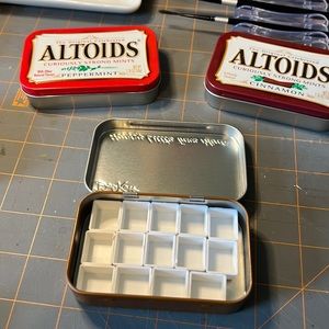 Handmade travel watercolor palette